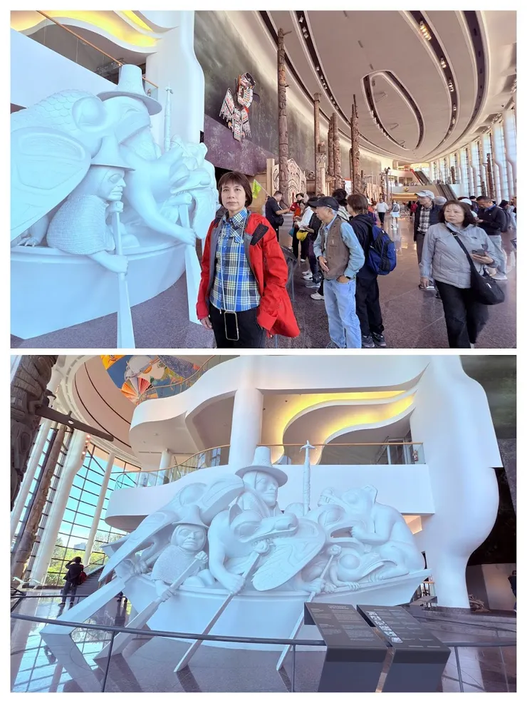 《海達瓜依之魂》原始石膏模型，圖案曾出現加幣20元紙鈔。