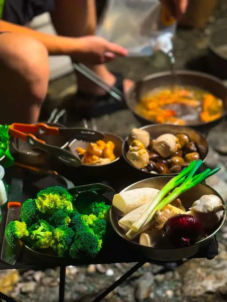 證舫準備了好多食材