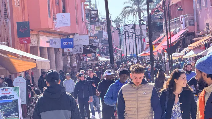 下午的觀光人潮變多了