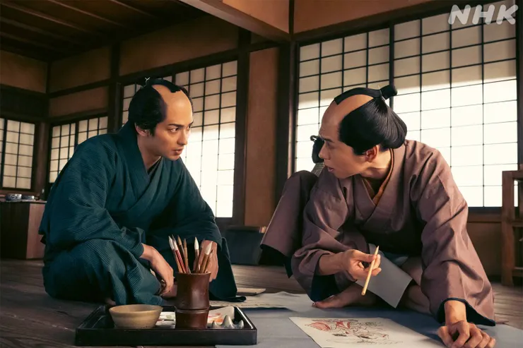 蔦重費盡心思找來繪師北尾重政繪製插圖