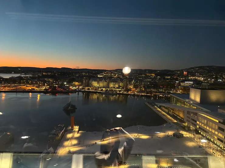 從孟克美術館俯瞰的海岸