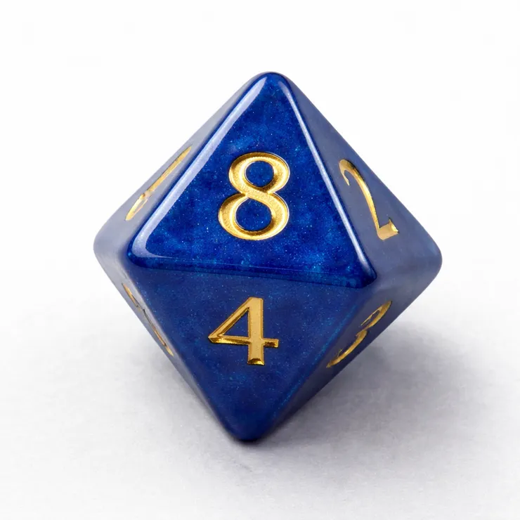 八面骰子(以AI製作)