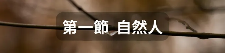 第一節  自然人