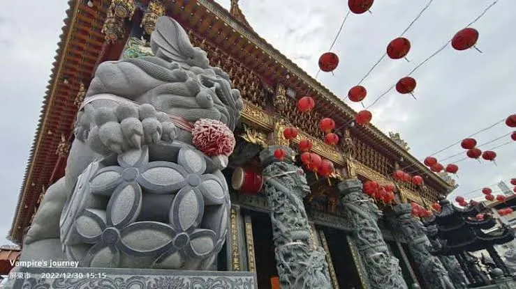 石獅、龍柱靈氣生動（圖片截圖於網路）