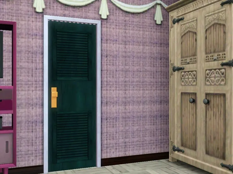 這房間的粉紅並不是很天真、幾歲小女孩感覺，而是較深和成熟，但仍不失女性化。