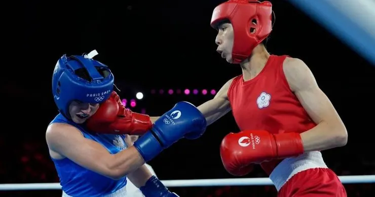 圖為林郁婷對戰Julia Szeremeta畫面,引用自CTWANT新聞。