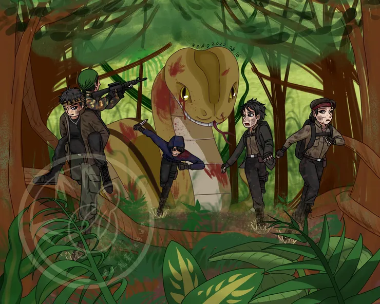 蟒蛇很生氣後果很嚴重 2022.08