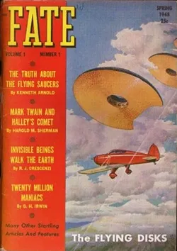「命運」雜誌第一期1948年的創刊號,刊登了肯尼斯·阿諾德的文章,他在文中講述了自己1947年遭遇「不明飛行物」的經歷。