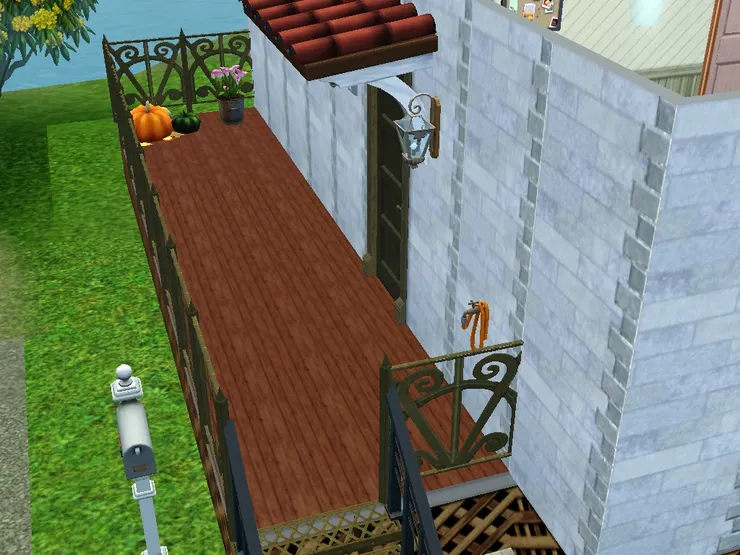 這個平台先讓人有雅緻的感覺，跟房子裏面一樣，也是個很舒服的空間。