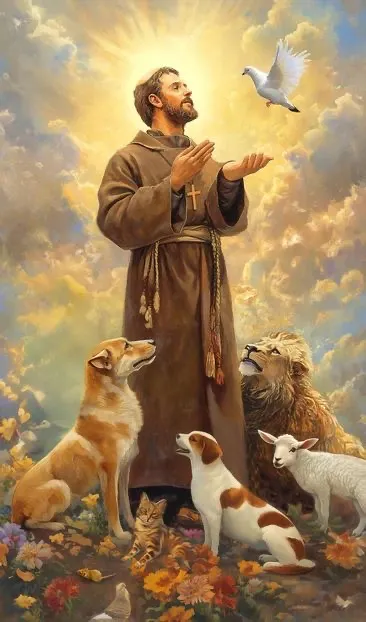 Saint Francis，圖片來源自 pinterest