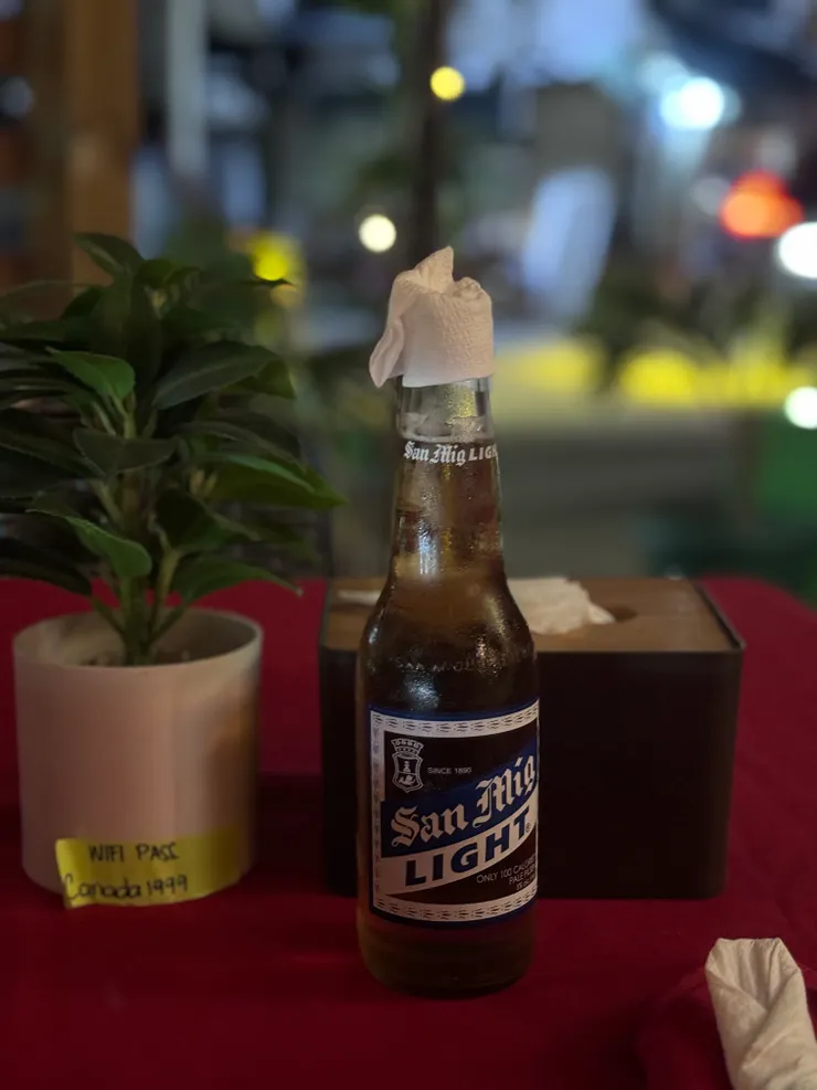 一定要配啤酒的啊！好熱~