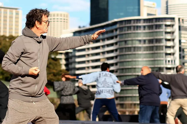 Lou Reed 長年投入太極拳練習