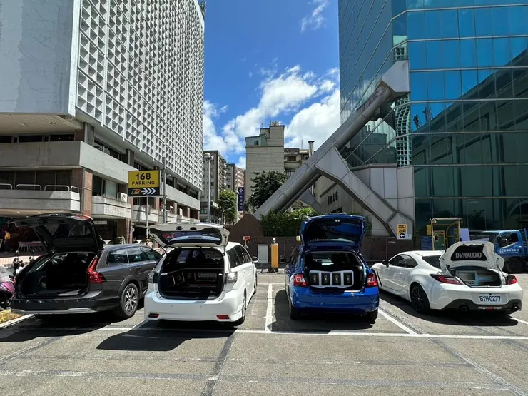 ▲4台參展車輛搶先亮相