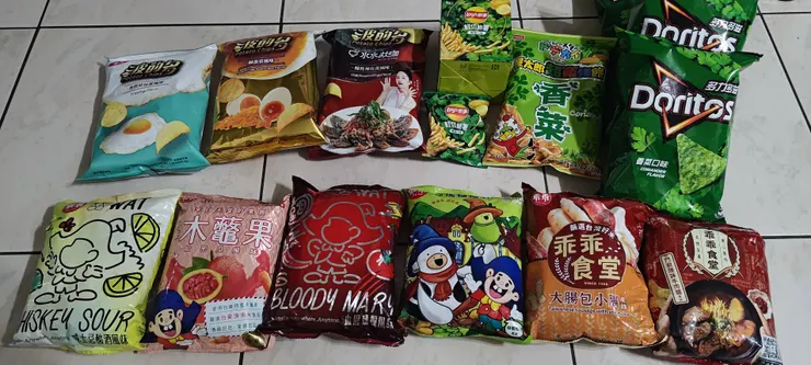 蝦皮同一個店家買了——12種口味餅乾