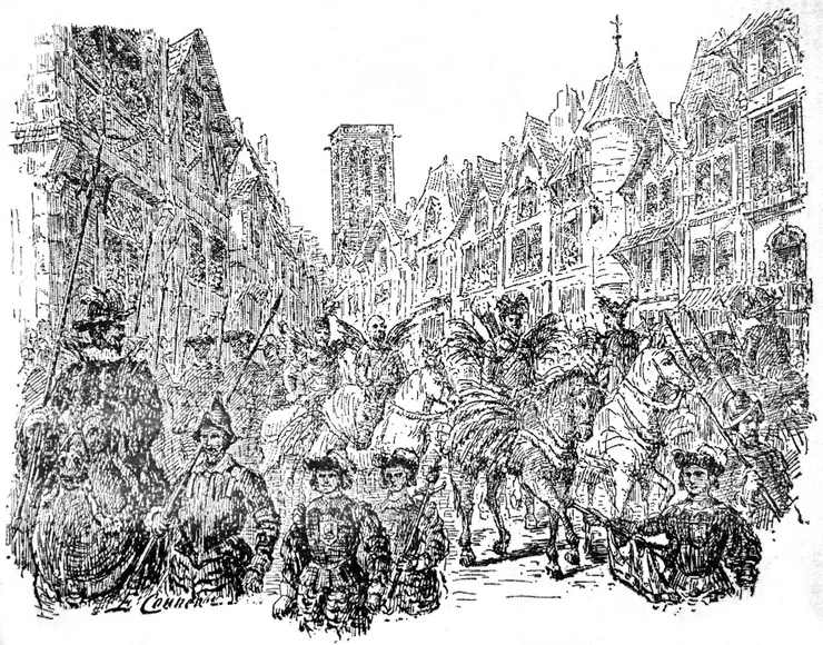 1573年，在拉羅謝爾圍攻(1572-1573)之後，有翼的波蘭驃騎兵代表進入法國拉羅謝爾，並向安茹公爵獻上波蘭王位。