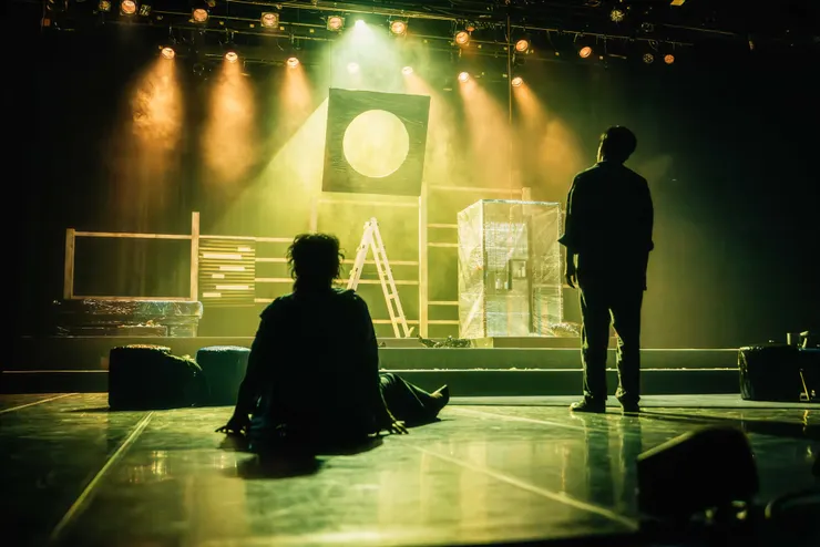 《蘑菇》黃王組劇照，楊景翔演劇團，攝影黃煌智