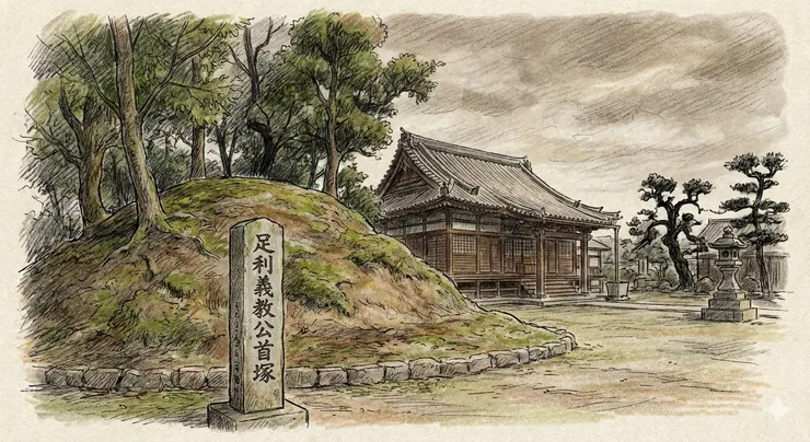 足利義教公首塚