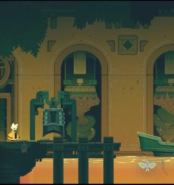 （ 聽鐘聲叫龍船，玩家的鬼打牆 )遊戲設計武俠小說般的「打」鐘聲，但 習慣有視覺介面引導的玩家  少有 { 覺察 和 聯想 }，反而沒發現敲鐘的作用原理 ，使部分玩家卡在找「敲鐘用的圖像提示」。