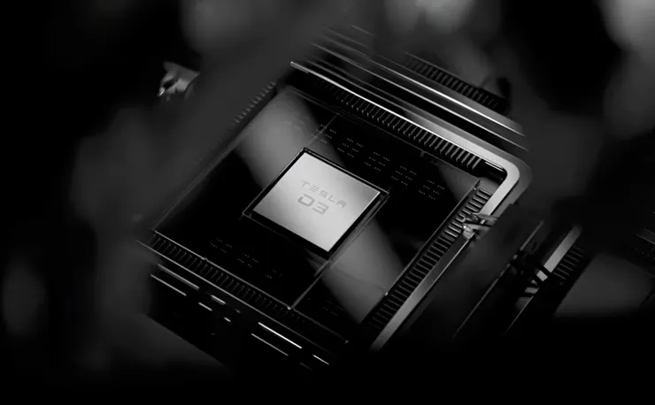 Tesla D3 chip deploy by mass driver
