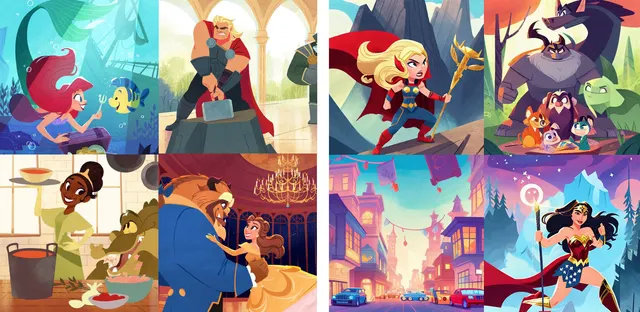 ▲ 左為Hollie Mengert作品,右為Ogbogu Kalu模型作品。(Source:Waxy)