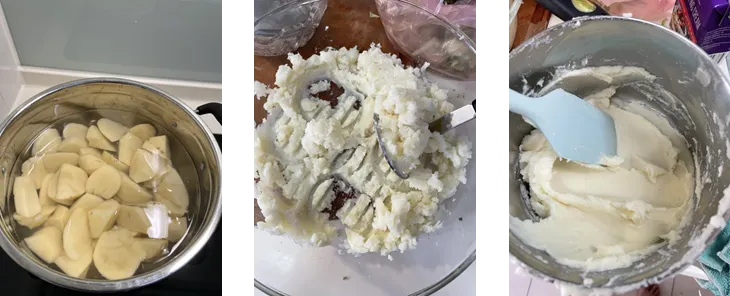 馬鈴薯泥的步驟1-3