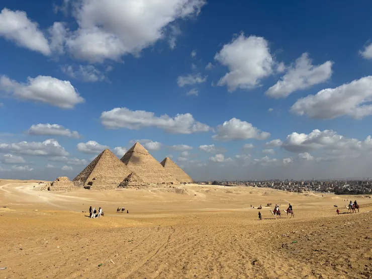 拍攝點2的金字塔全景