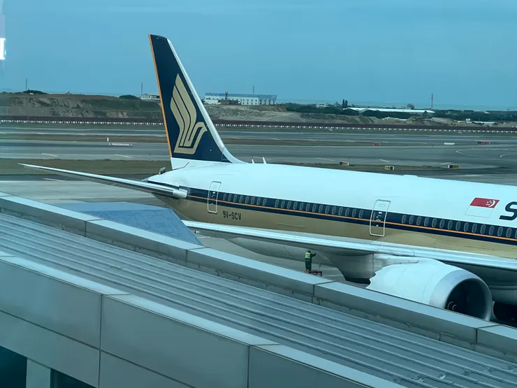 機身編號:9V-SCV (1.2 Years),很新的787