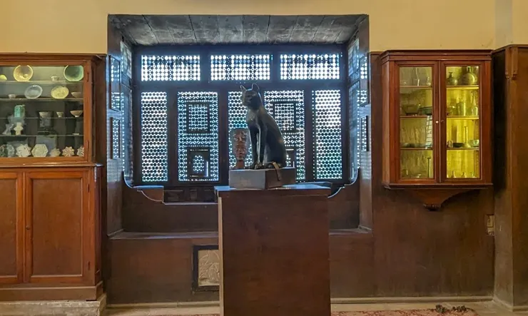 在蓋爾‧安德森博物館展出的芭斯特雕像複製品