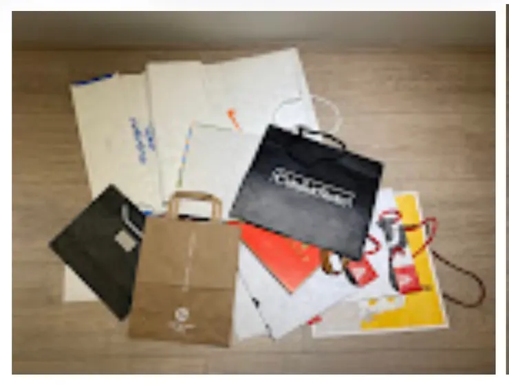 只用一次的紙袋