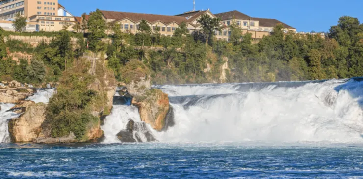 瑞士萊茵河瀑布