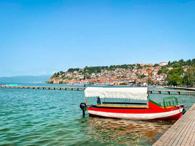 View of Ohrid Lake shot by Emma@ Ohrid ,Macedonia. 05 / 2024.