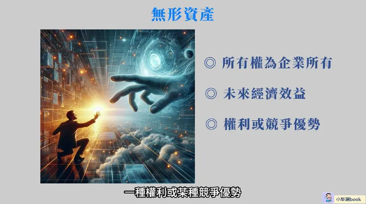 無形資產的特質。