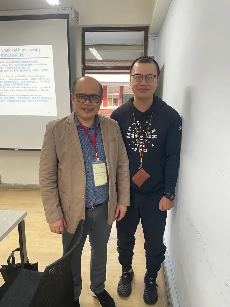 2024亞太減少傷害國際專家論壇與研討會會前動機式晤談工作坊，與講者合照