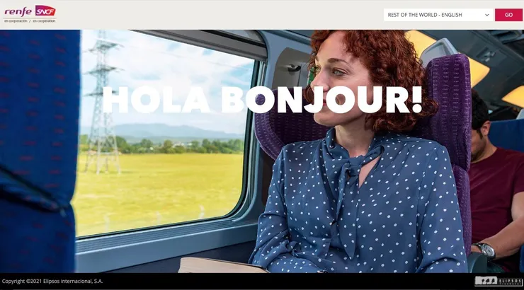 西班牙-法國跨境高鐵  (截自Renfe-SNCF官網)