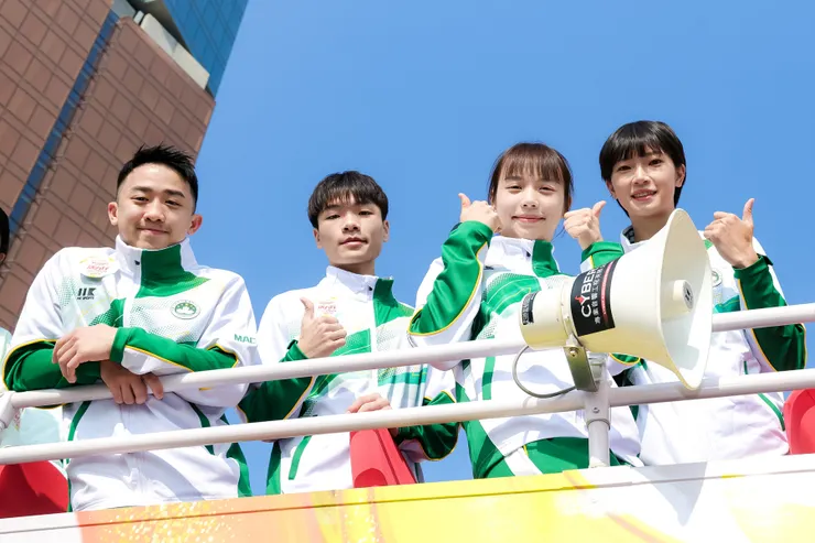 澳門運動員參與其中