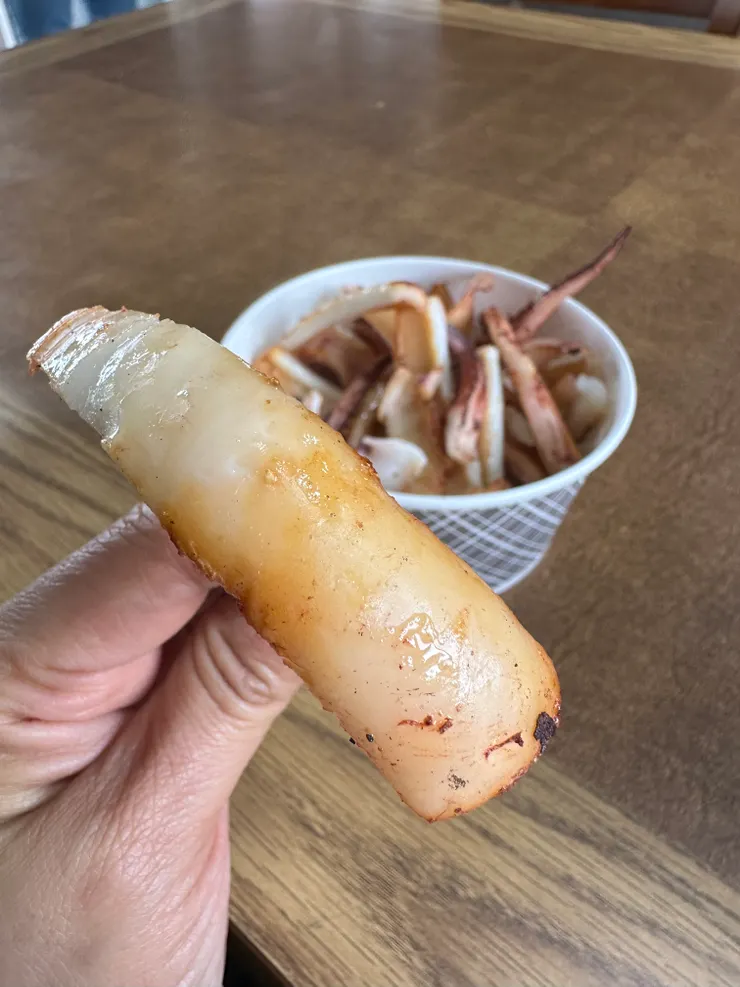 第一天時老公曾經沿路找看老婆失蹤到哪裡？才會點魷魚🦑好美味