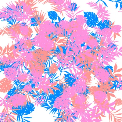 用筆刷畫的藝術只要一直點點點葉子就出來了