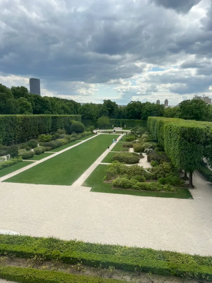 The sculpture garden at the Rodin Museum