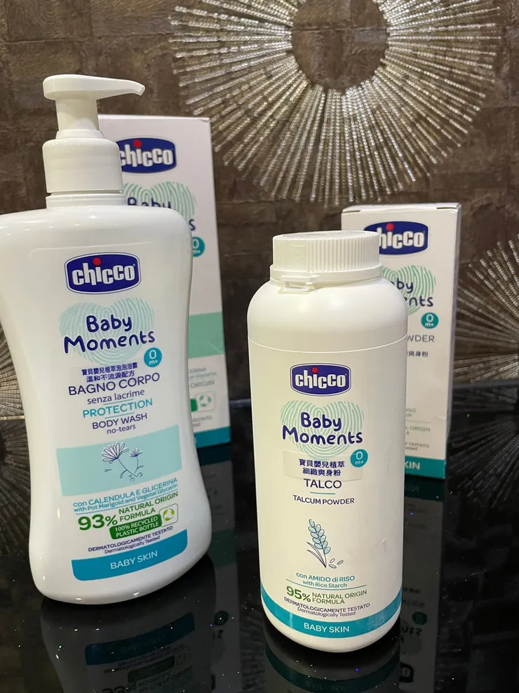 寶貝嬰兒植萃泡泡浴露+寶貝嬰兒植萃細緻爽身粉