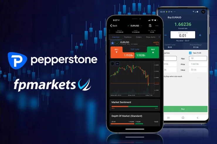 交易应用程序比较：Pepperstone vs FP Markets