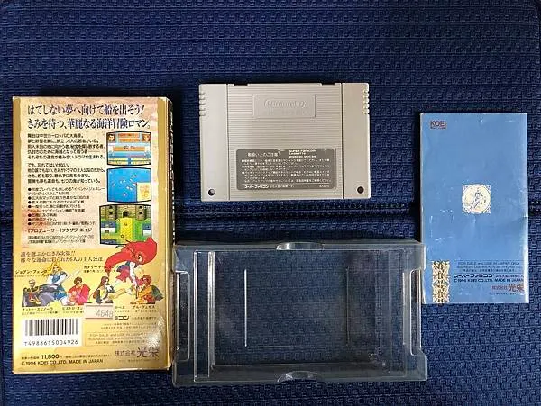 SFC原裝卡帶背面