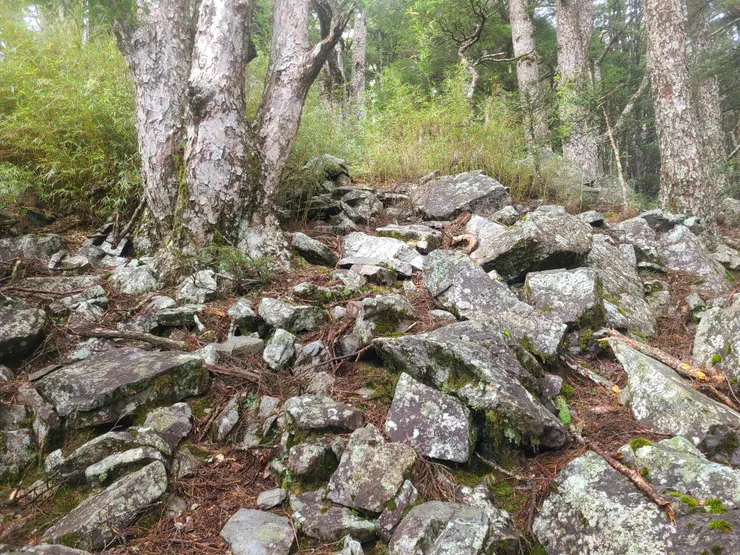 石瀑，快到岔路口了