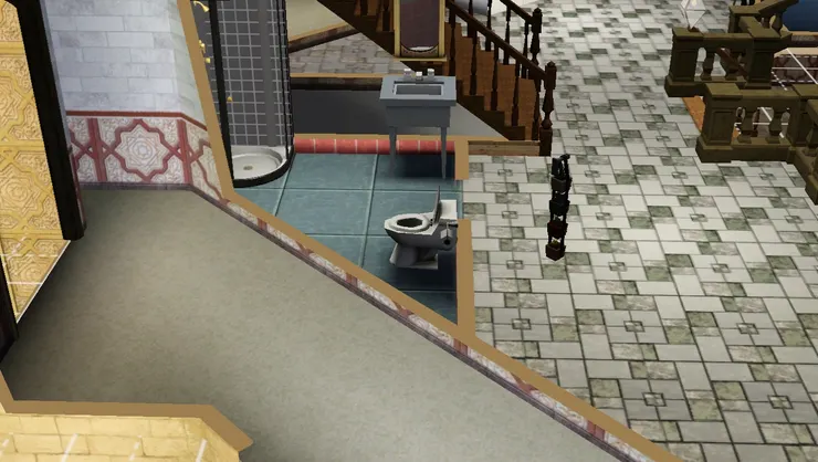 剝開牆才發現裏面很小。