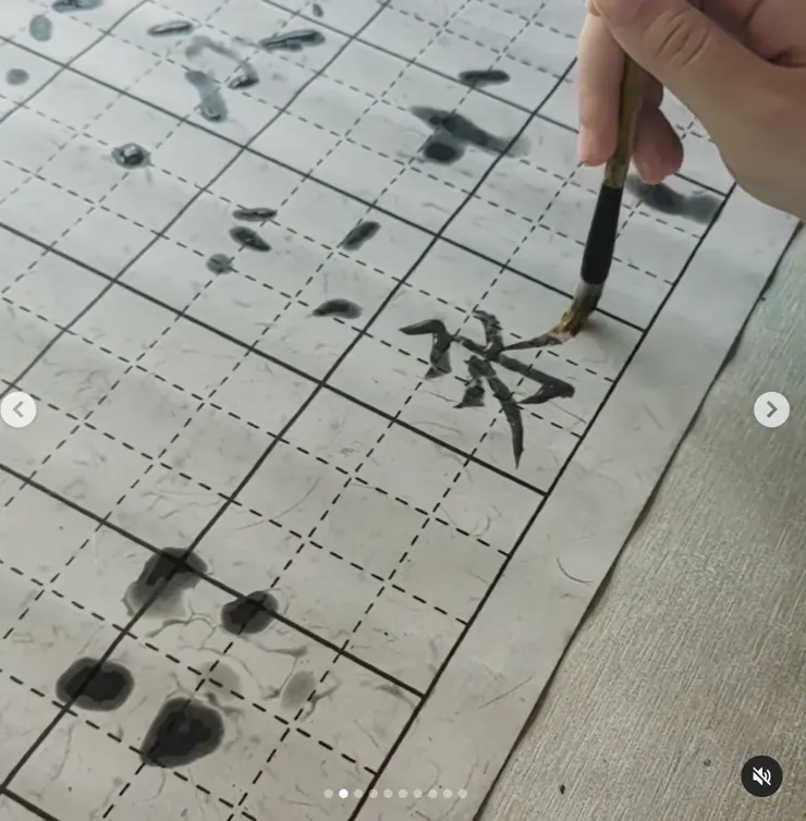 安平樹屋水寫書法字體