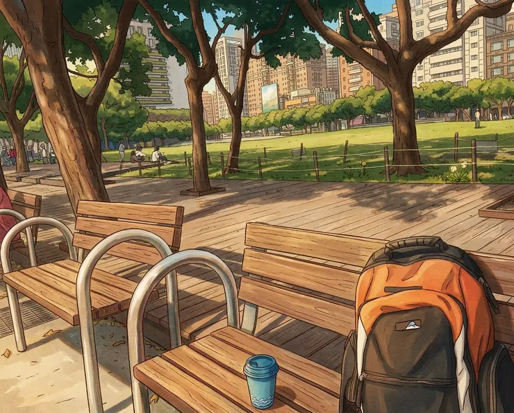 在台中草悟道步道旁