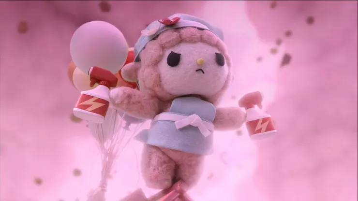 家政婦打扮的Piano，樣貌再兇狠也是萌萌的