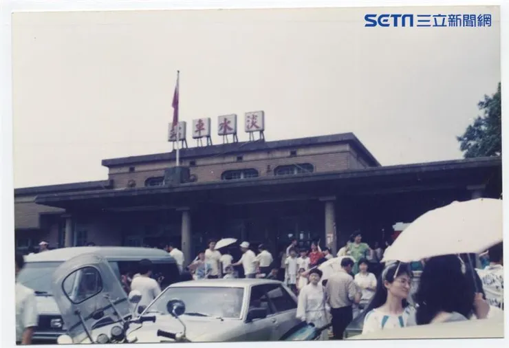 昔日淡水車站  圖片來源:三立新聞網