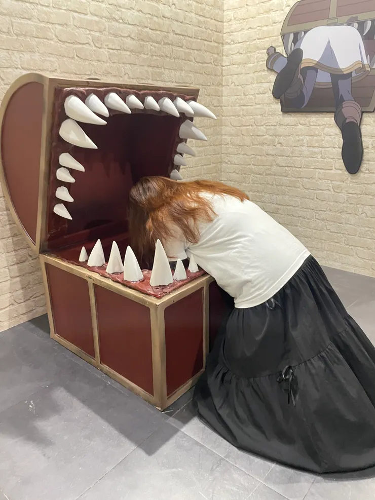 好黑呀～好恐怖呀～