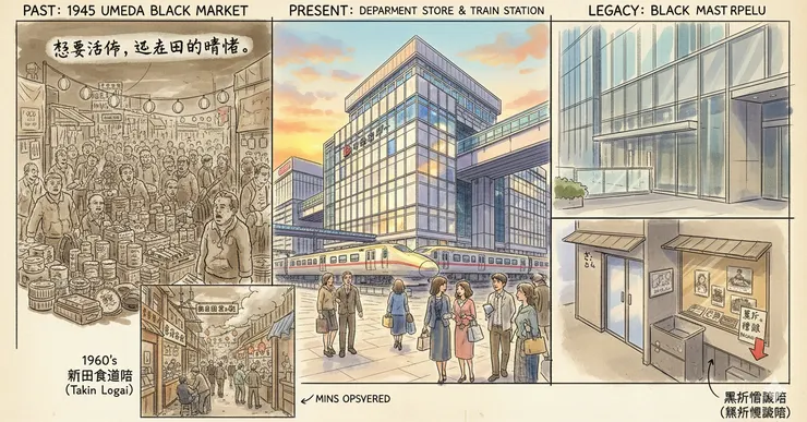 從黑市叫賣到百貨王國