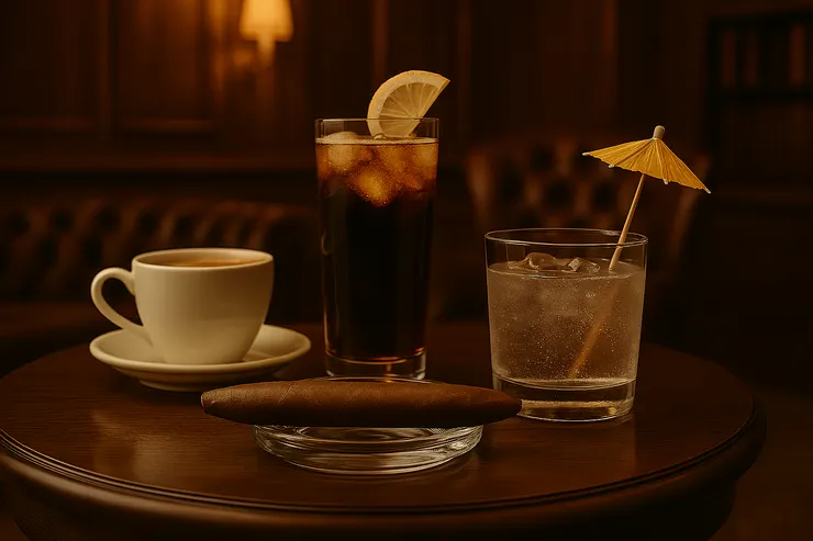 雪茄&無酒精飲料搭配－氣泡飲可樂？果汁？茶？咖啡？哪幾款適合？